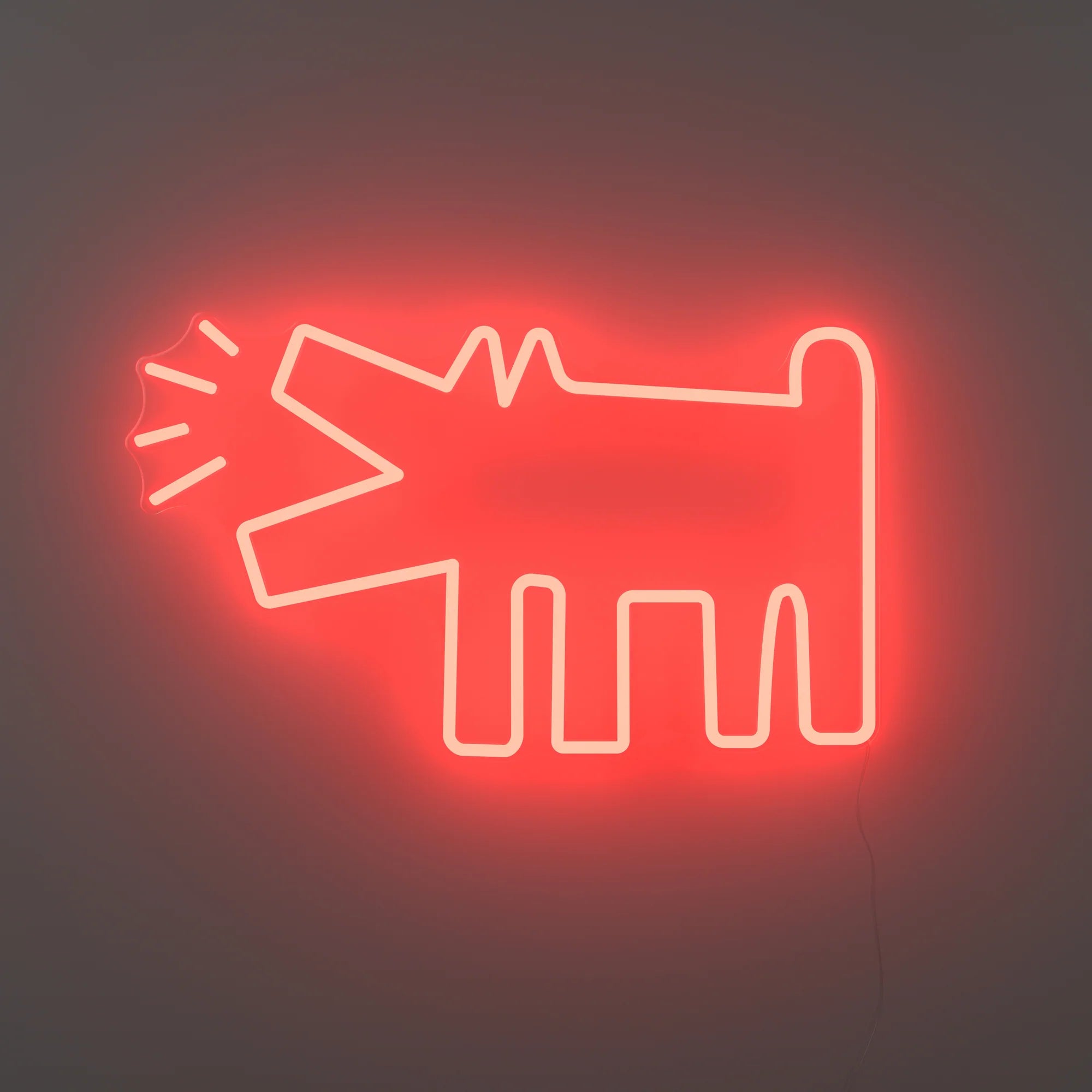 Keith Haring Neon lights - Barking Dog – ARTETRAMA Keith Haring Neon lights - Barking Dog – ARTETRAMA