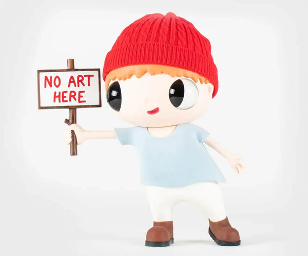 Javier Calleja Artworks for sale - No Art Here (Wood) – ARTETRAMA