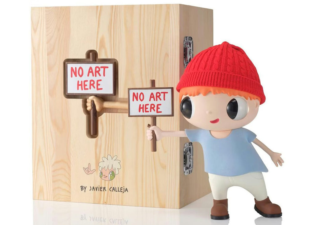 Javier Calleja Artworks for sale - No Art Here (Wood) – ARTETRAMA