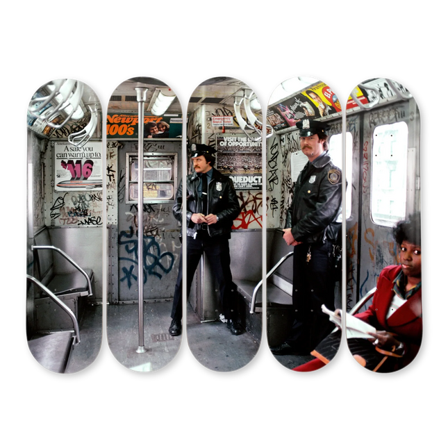 Cops on Subway, 1981