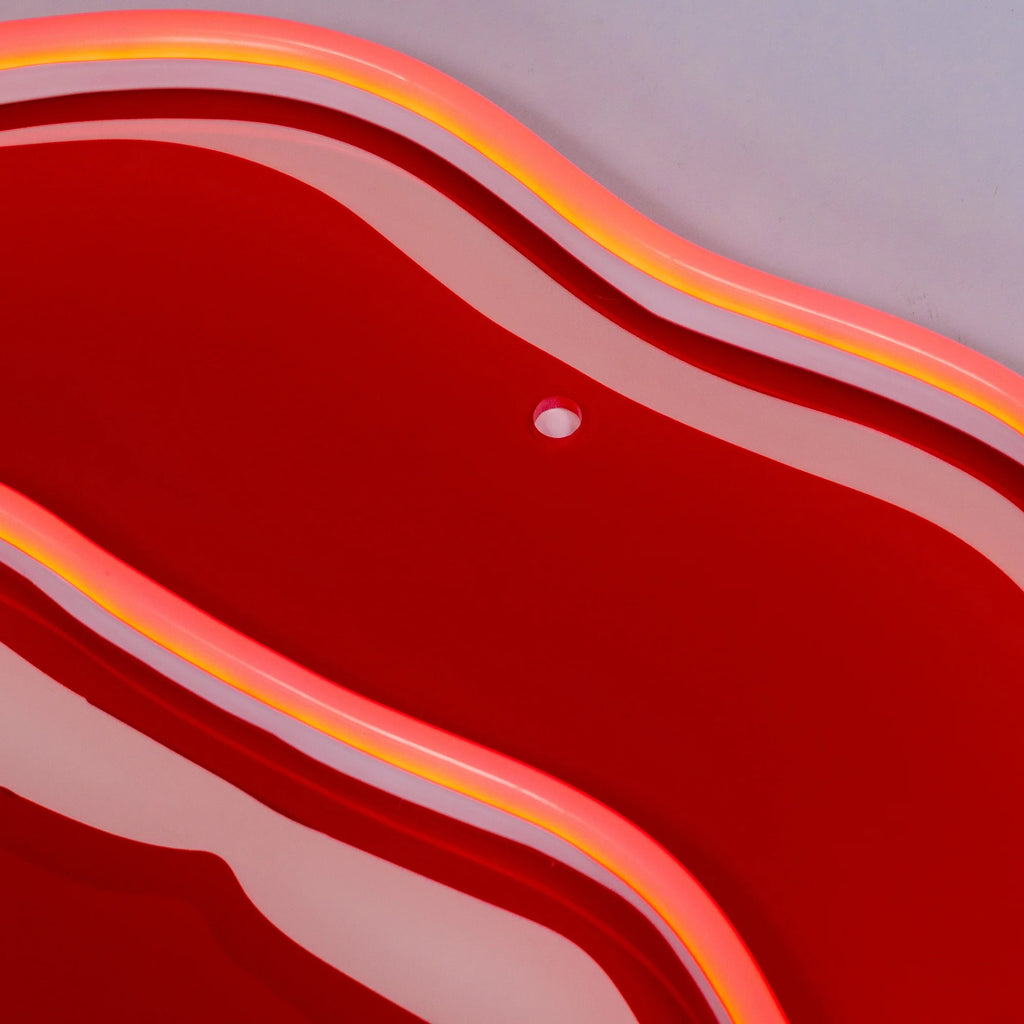 Tom Wesselmann Neon lights - Red Lips – ARTETRAMA