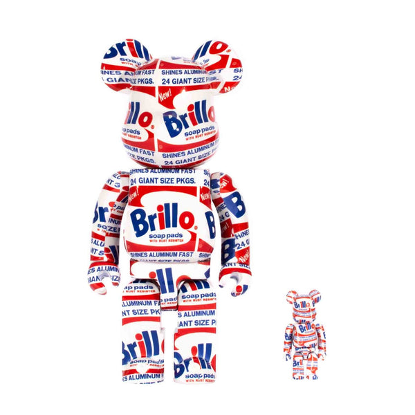 Bearbrick Medicom Toys for sale - Andy Warhol - Brillo 400% & 100