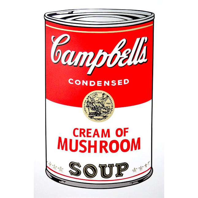 Campbell's Soup Can - Cream of Mushroom - artetrama