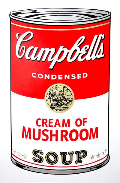 Campbell's Soup Can - Cream of Mushroom - artetrama