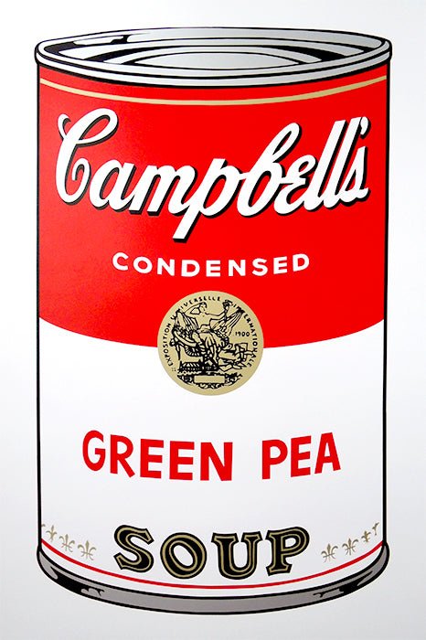 Campbell's Soup Can - Green Pea - artetrama