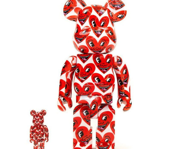Bearbrick Medicom Toys for sale - Keith Haring v6 400% & 100 
