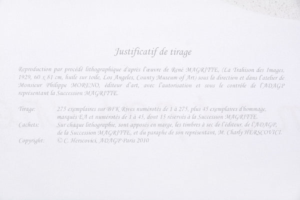 La Trahison des Images, 1929 - Ceci n'est pas une pomme (The Treachery of Images, 1929 - This is not an apple) - artetrama