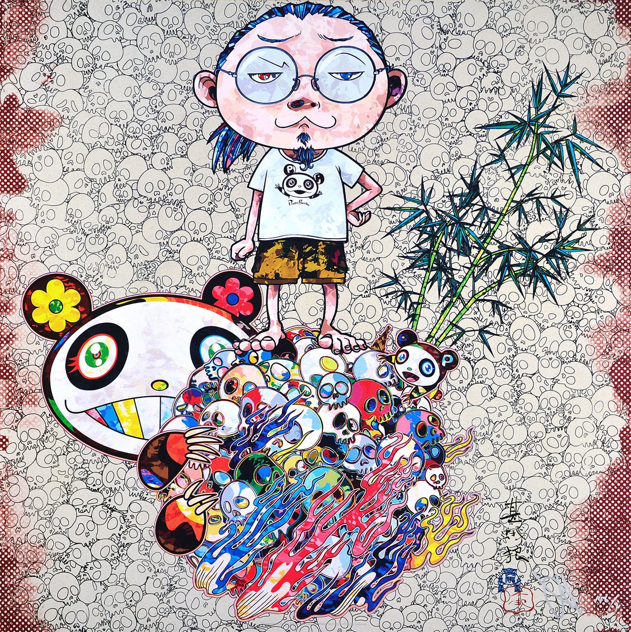 Takashi Murakami - TAKASHI MURAKAMI: With eyes on Hand signed and  numbered. Superflat, Pop Art