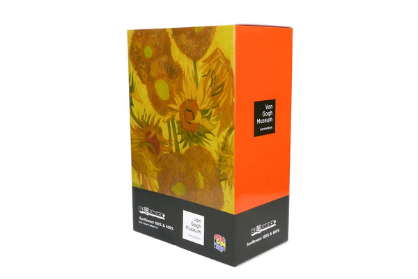 Vincent Van Gogh - Sunflowers 400% & 100% - artetrama